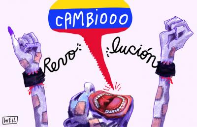 Caricatura ganadora del Premio a la Excelencia Periodística de la SIP 2016 publicada en el diario Tal Cual