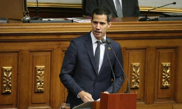 Diputado Juan Guaidó, presidente de la Asamblea Nacional